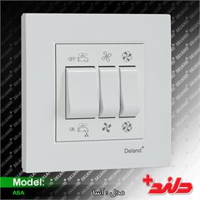 کلید کولر/آسا دلند پلاس(مکانیزم+قاب)