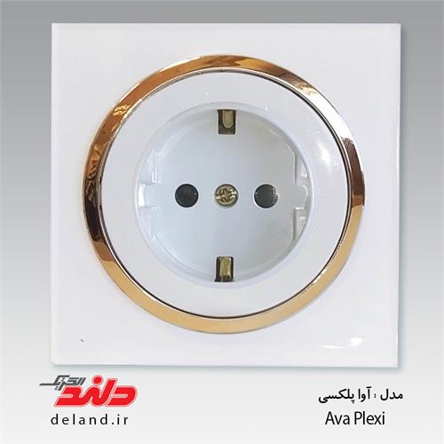 آوا پلکسی سفید زه طلایی دلندپلاس
