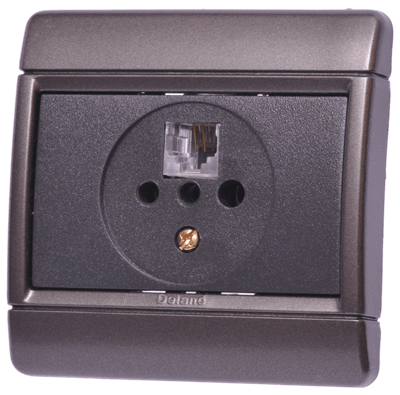 رایان مشکی،سوکت تلفن دوکاره