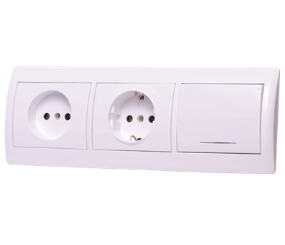 آریا سفید قاب سه خانه