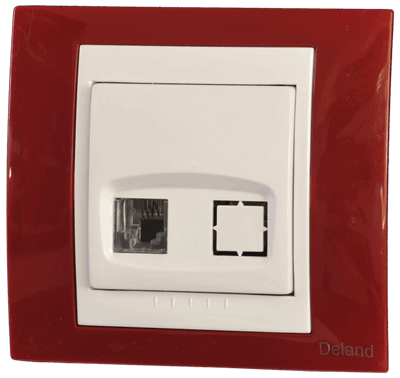 مکانیزم سیلور،تک سوکت تلفن (دو خط)