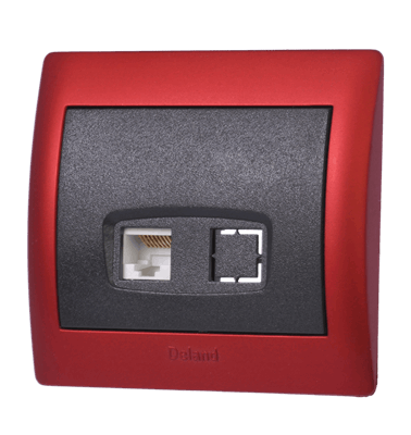 مکانیزم آریا،تک سوکت تلفن (دو خط)