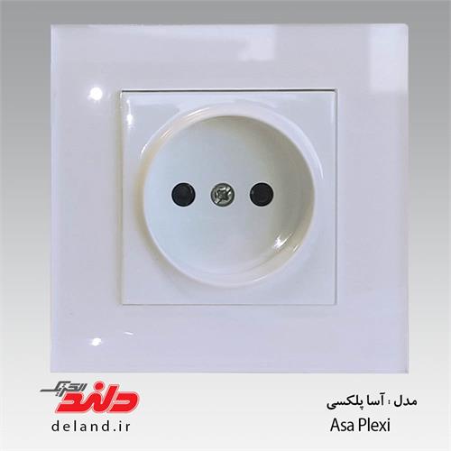 کلید پریز مدل آسا پلکسی دلندالکتریک