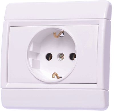 رایان سفید،پریز ارت با پایه سرامیکی