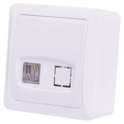 سوکت شبکهcat6 روکار ،نسترن