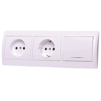 آریا سفید قاب سه خانه