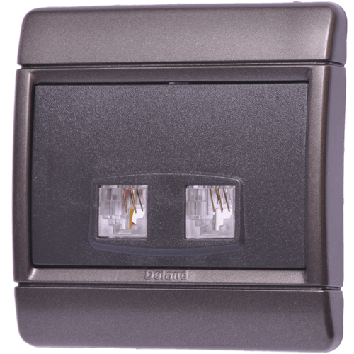 سوکت تلفن دوقلو