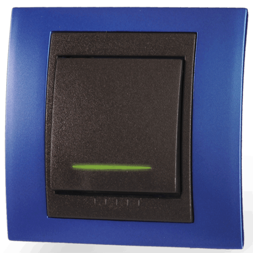 کلید یک پل با قاب های رنگی