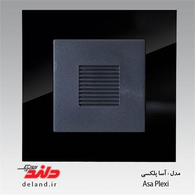 زنگ اخبار(بیزر) /آسا پلکسی مشکی (مکانیزم +قاب)