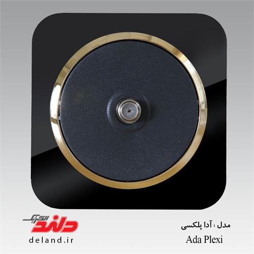آدا پلکسی مشکی با زه طلایی