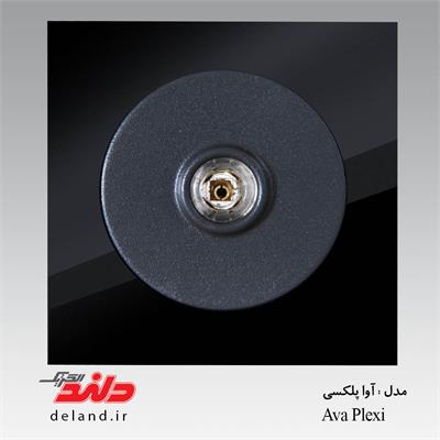 فیش بلندگو /آوا پلکسی مشکی دلندپلاس(مکانیزم+قاب)